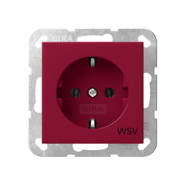 Gira Steckdose WSV Rot 4188108